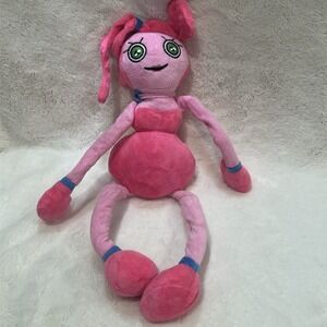 Poppy Playtime Plush Pink Mommy Long Legs Stuffed Toy Large 18" Wired Posable